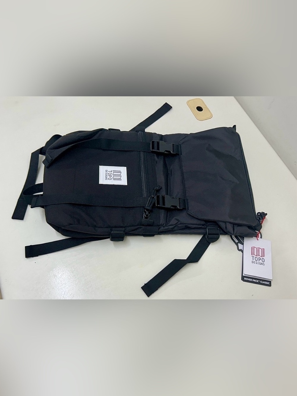 Topo Designs Black 20 Liter Rover Backpack - Picture 8 of 16